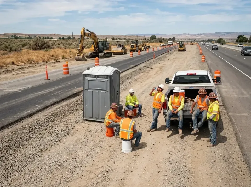 highway-road-construction-crew-007 — frequently asked questions, Porta Potty and Restroom Rentals in Cameron Park, CA